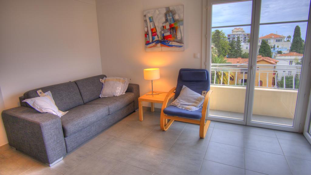 Beau 2 Pieces 3 Etoiles Vue Mer Garage Prive 150M Plages Wifi Cannes Quarto foto